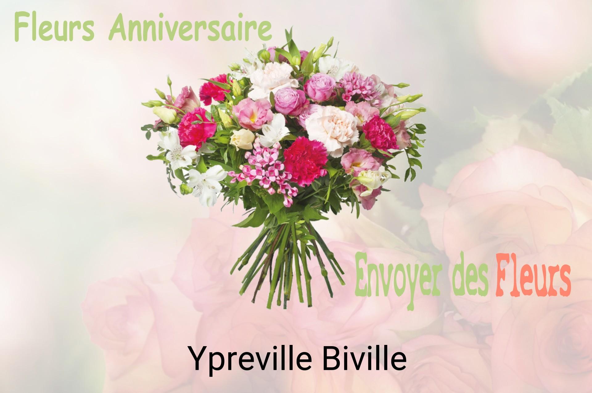 Bouquet de fleurs d’anniversaire livré à Ypreville-Biville