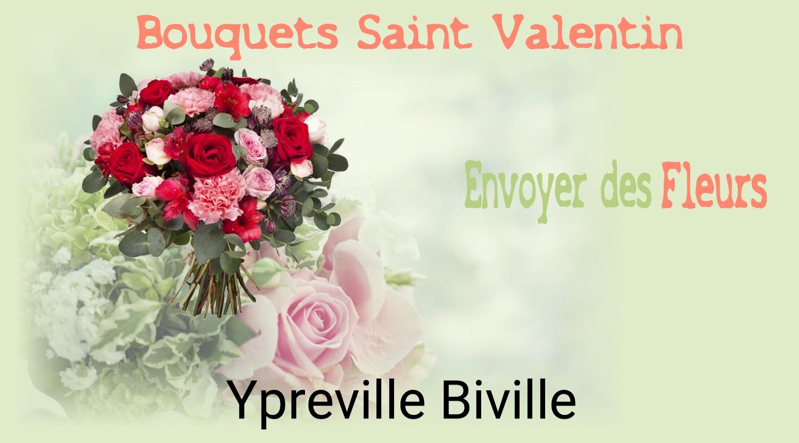 Roses de Saint-Valentin livrées à Ypreville-Biville